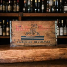 Vintage White Rock Sparking Beverages Crate In Great Condition