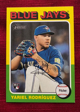 JOHN'S DEALS - US - 2024 TOPPS HERITAGE #550 YARIEL RODRIGUEZ, BLUE JAYS ROOKIE
