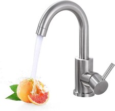 Modern Bar Sink Faucet Single-Handle Bathroom Kitchen Sink Faucet 1 Hole Wet Bar