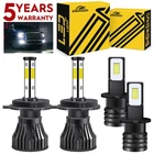 Pair For Toyota 4Runner 1999-2002 6000K LED Headlight Hi/Lo Fog Lights Bulbs kit