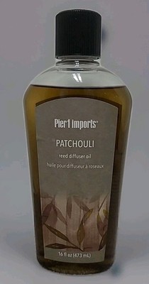 Pier 1 Imports Patchouli Discontinued Refill Reed Diffuser Oil 16 oz Bottle RARE