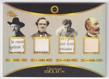 2024 Pieces of the Past 1800's PT Barnum Houdini Bailey Buffalo Bill Quad Relic