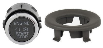 NEW OEM 11-15 Lincoln MKX Engine Push Button Start Switch w/ Trim Ring Bezel