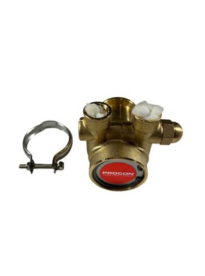 Procon 102A100F11PA 250 1/2'' Shaft OD 100 GPH 150 PSI Brass Rotary Vane Pump