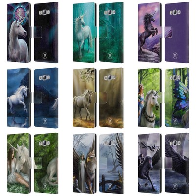 OFFICIAL ANNE STOKES MYTHICAL CREATURES LEATHER BOOK CASE FOR SAMSUNG PHONES 3
