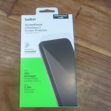 Image of Belkin UltraGlass 2 Screen Protector  unused but opened for iPhone 17 pro max