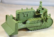 Marx WWII Bulldozer Vehicle with 2 Drivers