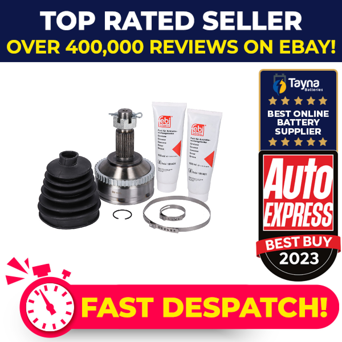 CV Joint fits CITROEN DISPATCH U6U 2.0 00 to 06 5-Speed Manual Transmission C.V.
