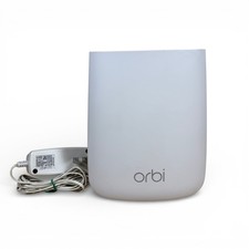NETGEAR Orbi Satellite RBS20 AC2200 Tri-Band Wi-Fi 5 Mesh White Network Extender