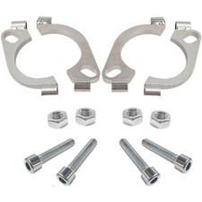2 Packs 2.25 Inch Split Flange Repair Kit 2 Bolt 2.2557mm Exhaust Flange Flat