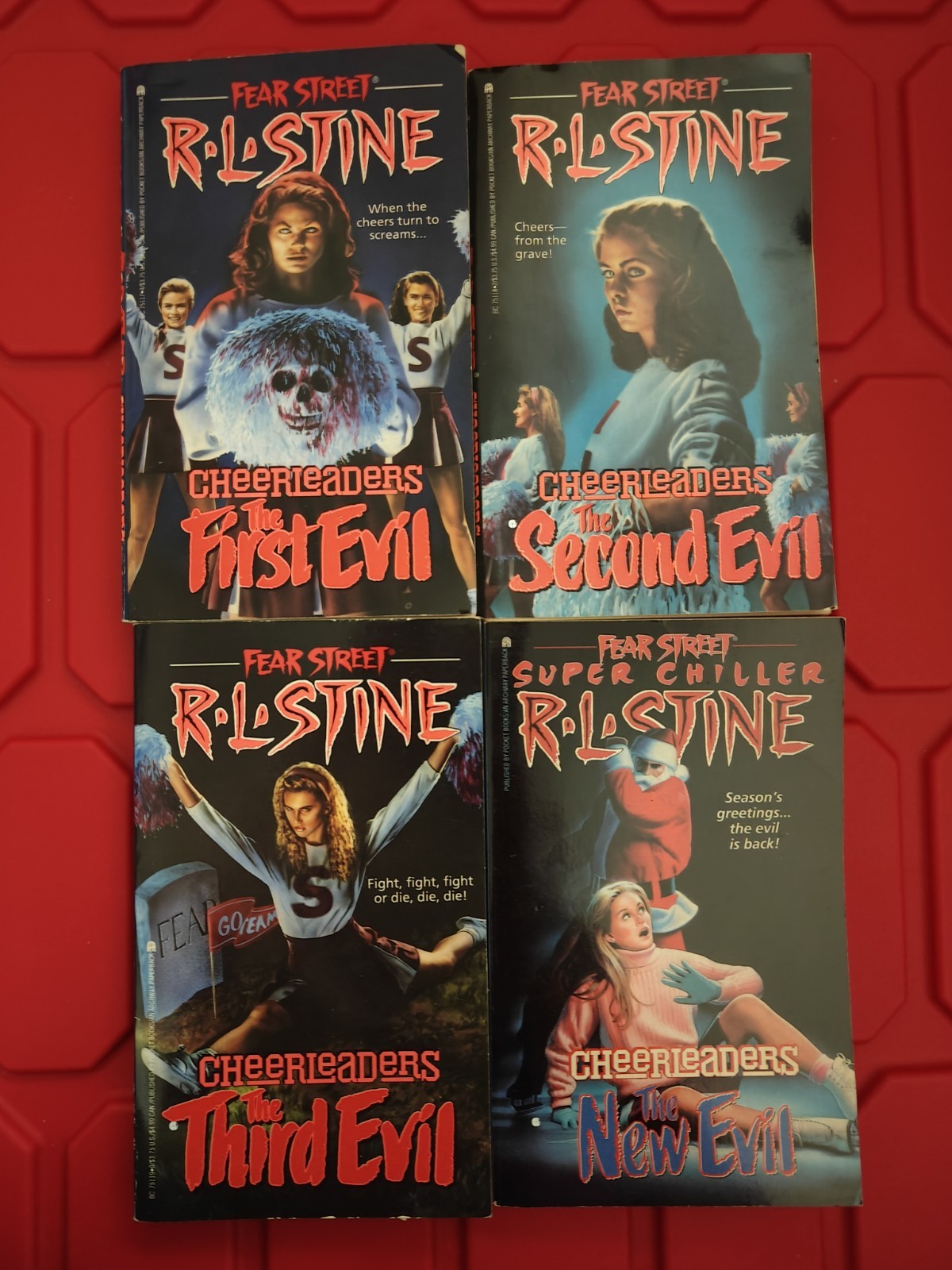 Lot 4 R.L. Stine Fear Street Cheerleaders New Evil & 1,2,3 SEE PHOTOS