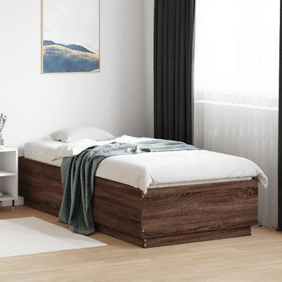 Bettgestell Bett Schlafzimmerbett Bettrahmen mit Lattenrost Holzwerkstoff vidaXL