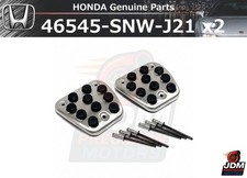 Honda Civic Type-r Fd1 Fd2 Brake Clutch Pedal Cover Pad 46545-snw-j21 X2 Genuine
