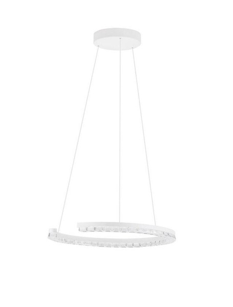 Nova Luce Greamy Pendelleuchte Weiß HöHenverstellbar Dimmbar Led 3000K 1950Lm-image
