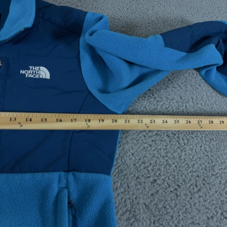 Chaqueta para mujer The North Face azul medio Denali reciclado polar Polartec exterior Foto 3 de 4