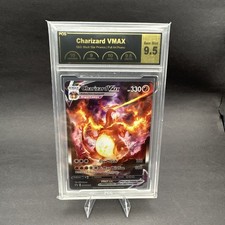 Charizard VMAX SWSH261 Black Star Promo Holo, classificazione carte Premier 9,5 gemme ottime condizioni
