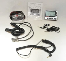 RACEceiver TruScan 1600 Scanner Racing W/earbuds, cords, booklet  & holster
