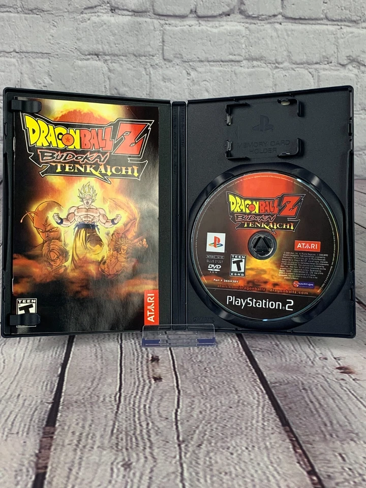 Dragon Ball Z: Budokai Tenkaichi (Playstation 2, 2005) CIB Complete /w Mint Disc - Image 3 of 4
