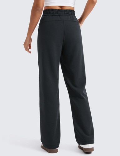 Wide Leg Pants Sweatpants with Convenient Pockets, High Rise, Drawstring Closure - Picture 29 of 69