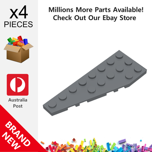 4x Genuine LEGO™ - Wedge Plate 8 x 3 Left - 50305 New Parts - Picture 3 of 10