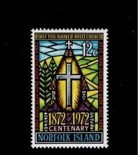 Norfolk Island Scott #151, Single 1972 Church FVF MNH