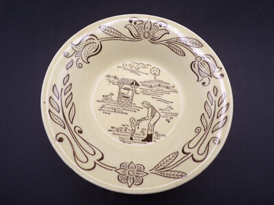 Rare 1955 Royal China Sebring OH BUCKS COUNTY Berry Bowl Rural Farm 5-5/8'' C25