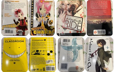 Lot 4 Manga - Shugo Chara, Maximum Ride, Assassination Classroom, Nabari No Du