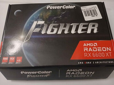 PowerColor Fighter AMD Radeon RX 6600 XT 8GB GDDR6 Graphics Card