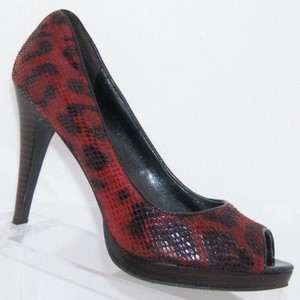 nine west leopard print heels