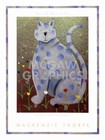 Owen Cat With Bee on His Nose, Mackenzie Thorpe, Wall Decor Art Print 32" x 24"
