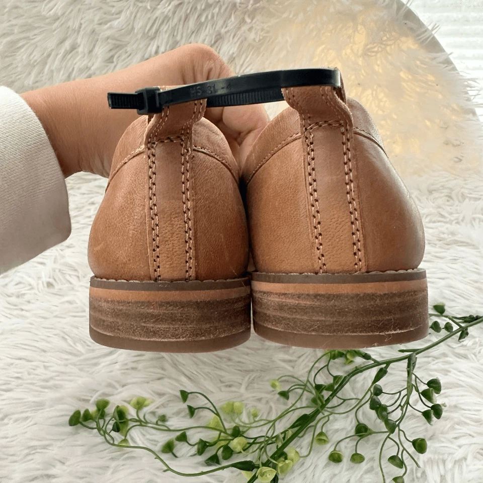 Лоферы Lucky Brand Erlasida из коньячной кожи верхний размер 8 М / 39 ЕС - Изображение 4 из 4