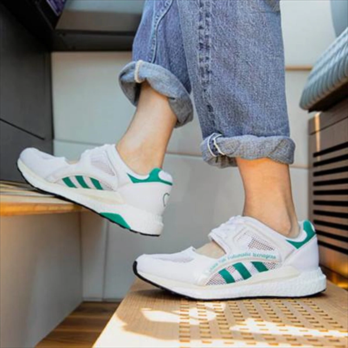 HUMAN MADE ADIDAS ORIGINALS EQT RACING WHITE GREEN GX6245 US 9 | eBay