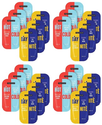 Freeman Masks Hot Pore Cold Hydrating Day Purifying Nite Calming-24 Pack