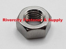  50 M8-1.0 Metric FINE Thread Hex Nuts Stainless 8mm Nuts With 13 Hex M8x1.0