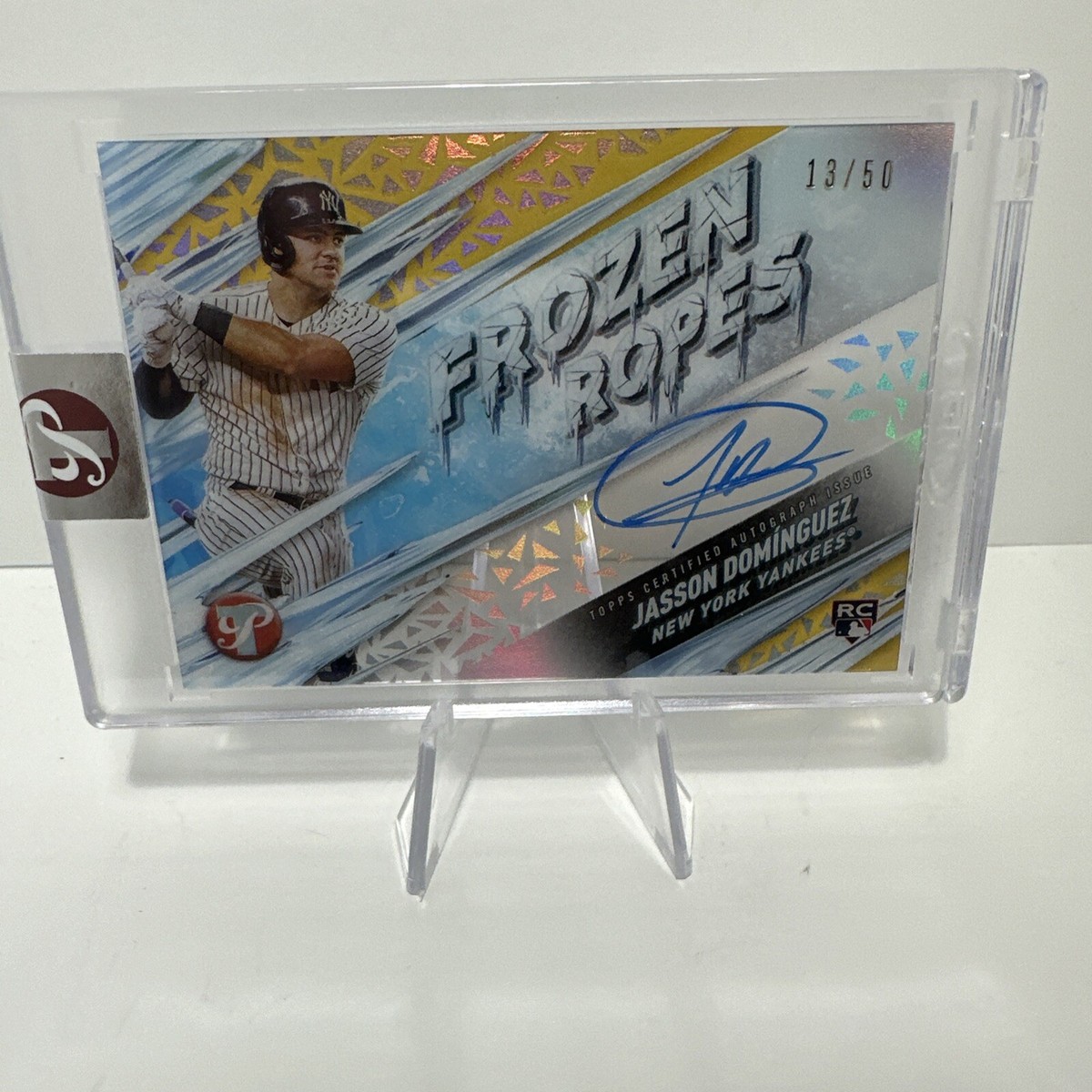 2024 Topps Pristine Jasson Domínguez Rookie Frozen Ropes Gold On 