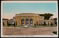Vintage Postcard 1927 First Church of Christ Scientist, Phoenix, Arizona (AZ)
