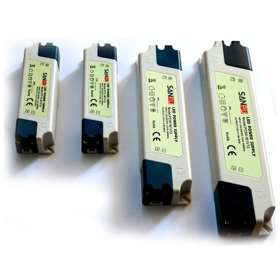 LED Driver Trafo 7W -100W Netzteil Treiber Transformator Power Supply DC 12V - Bild 3 von 4