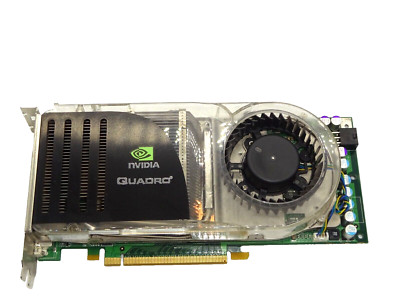 DELL nVIDIA QUADRO FX 4600 768MB GDDR3 PCI-E GRAFIKKARTE 2x DVI S-VIDEO  #GK9927