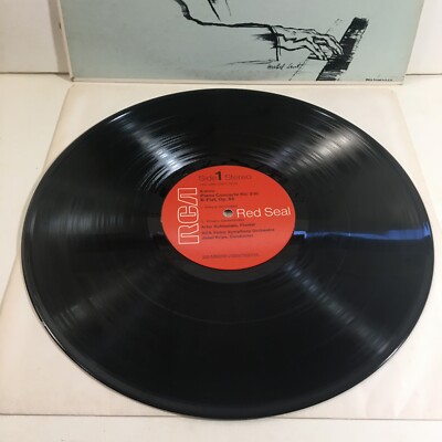 BRAHMS Concerto No 2 B Flat ARTUR RUBINSTEIN JOSEF KRIPS LP RCA