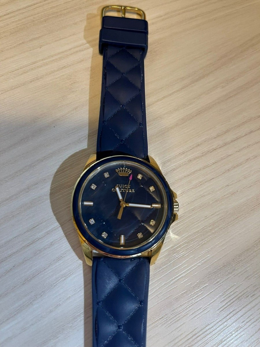 Juicy Couture watch - navy/gold silicone band | eBay display picture 3