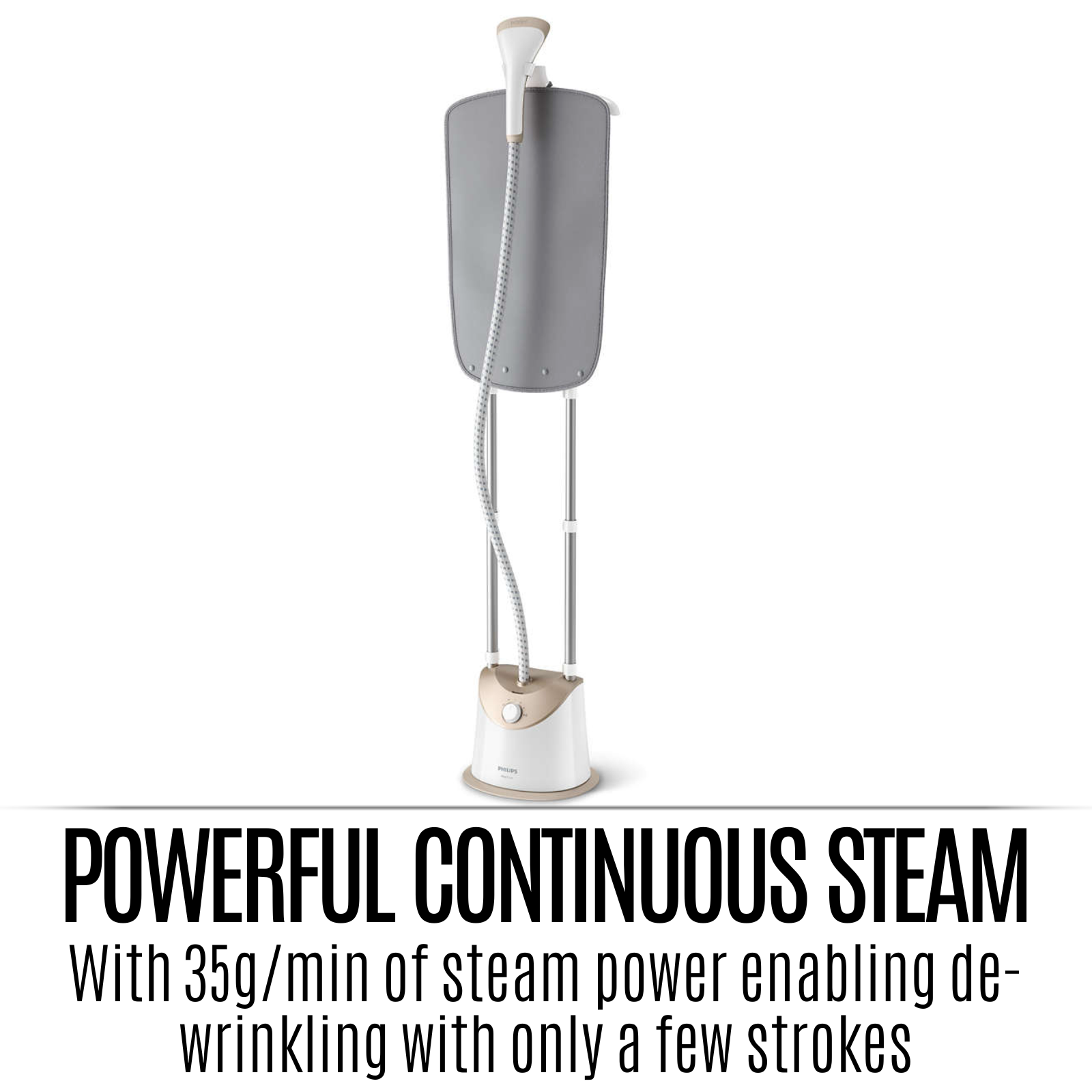 Philips GC488/60 EasyTouch 1800W Garment Steamer Clothes All Fabric