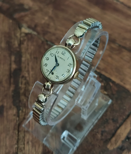 9ct Gold Buren Watch Swiss Made 15 Jewels Buren Grand Prix 9ct Yellow Gold Watch - Picture 3 of 22