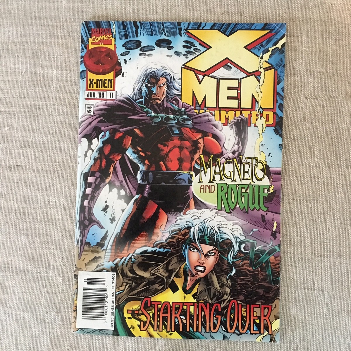 X-Men Unlimited Comic Book Marvel Comics #11 June 1996 Starting