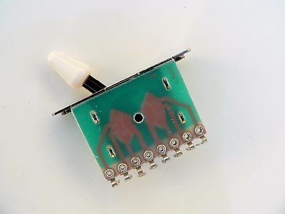 Schwarze Spitze 5-Wege Custom Schalter für Fender Stratocaster Strat / Telecaster Gitarre