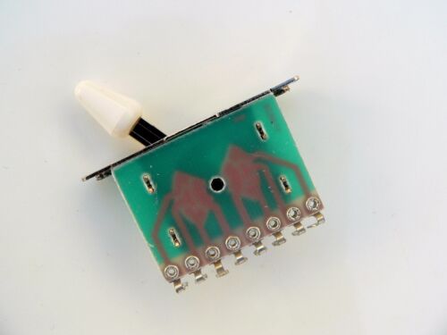White tip 5 way Custom Switch for Fender Stratocaster Strat / Telecaster guitar - Picture 1 of 1