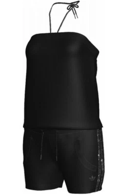 Adidas Combinaison Noire CS TUBE ALL IN, Sans Manches, Glitzer - Photo 1/2