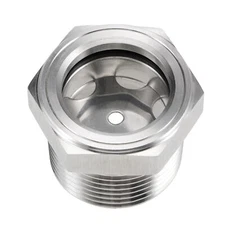 Oil Liquid Level Gauge Sight Glass 1 NPT Male Threaded Air Compressor Fittings