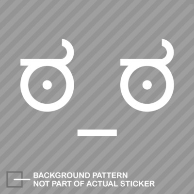 Disapprove Sticker Look of Disapproval meme Sticker Die Cut Decal reddit | eBay