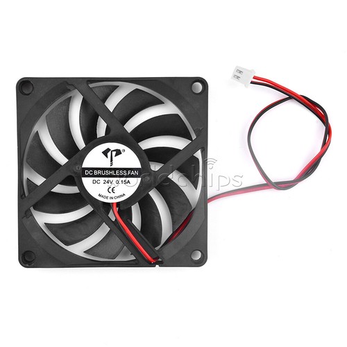 8010/8015/8020/8025 DC5/12/24V 2Wires 8CM Cooling Fan USB Computer Case Cooler - 第 15/24 張圖片