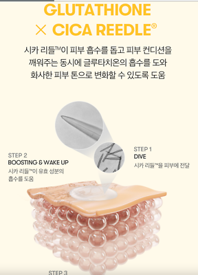 reedle shot glutathione VT Reedle Shot Facial Radiance Glutathione Essence (2ml x 6ea) main image 0